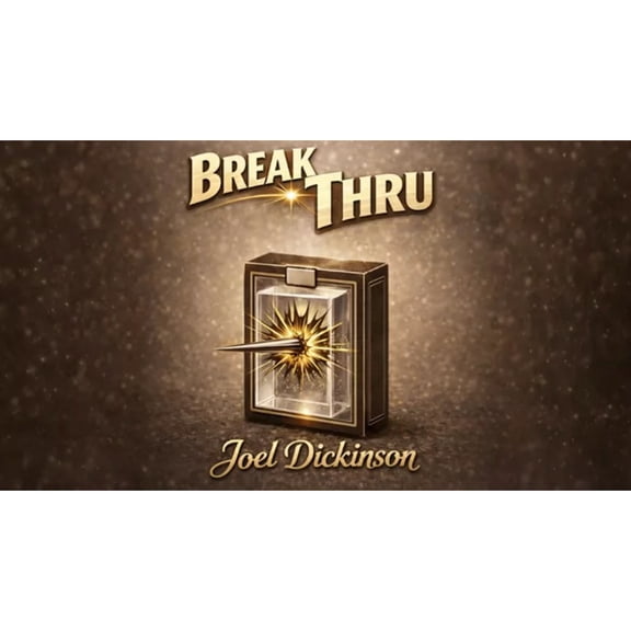 Break Thru Gimmick By Joel Dickinson Close Up Magic Tricks Impossible Solid Penetration Magic Props Magician Professional Magia
