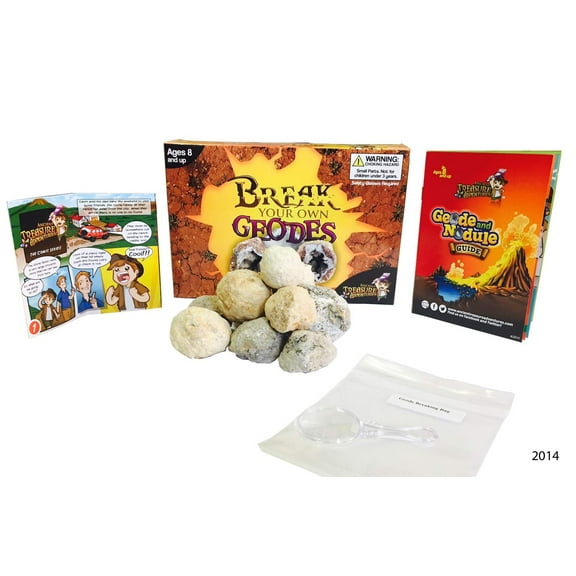 Break Your Own Geodes High Quality Kit 12 Whole Geodes