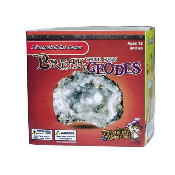 Break Your Own Geodes "Racquetball Size" 2 Whole Geodes