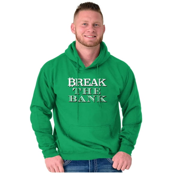 Break the Bank Crypto Millionaire Hoodie Sweatshirt Women Men Brisco Brands X