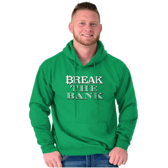 Break the Bank Crypto Millionaire Hoodie Sweatshirt Women Men Brisco Brands X