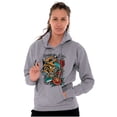 thumbnail image 1 of Break the Rules Japanese Mask Tattoo Hoodie Sweatshirt Women Men Brisco Brands L, 1 of 6