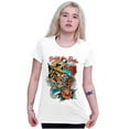 thumbnail image 1 of Break the Rules Japanese Mask Tattoo Womens Fitted Plus Size Graphic Tee Brisco Brands 3X, 1 of 5
