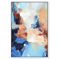 thumbnail image 1 of Break the Silence Canvas Colorful Abstracts by Art Remedy, White Frame, 30" x 45", 1 of 7
