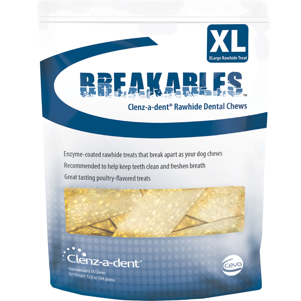 Breakables Clenz a dent Rawhide Chews X Large