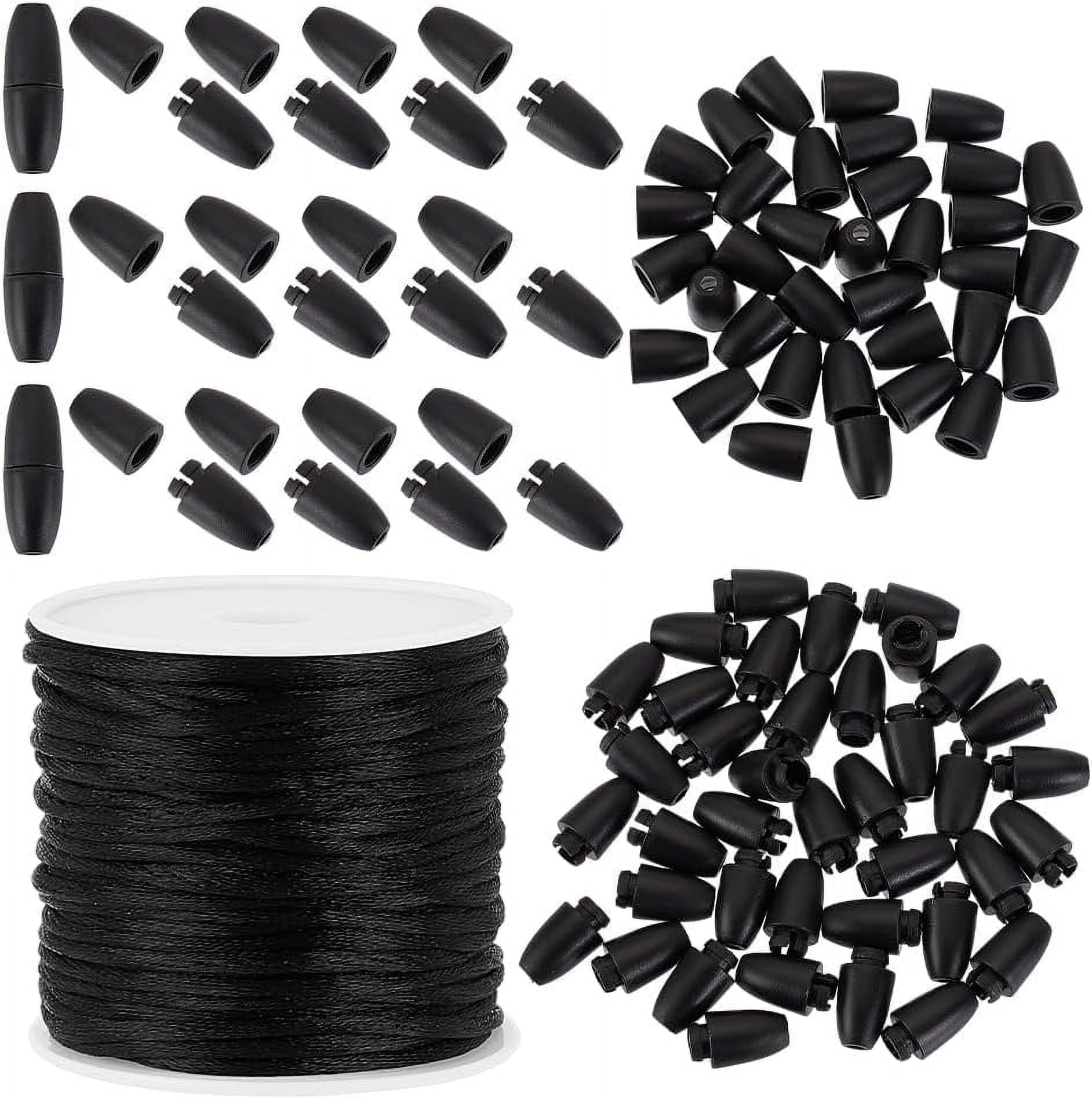 Breakaway Clasps for Lanyard 24mm Black Bead Barrel