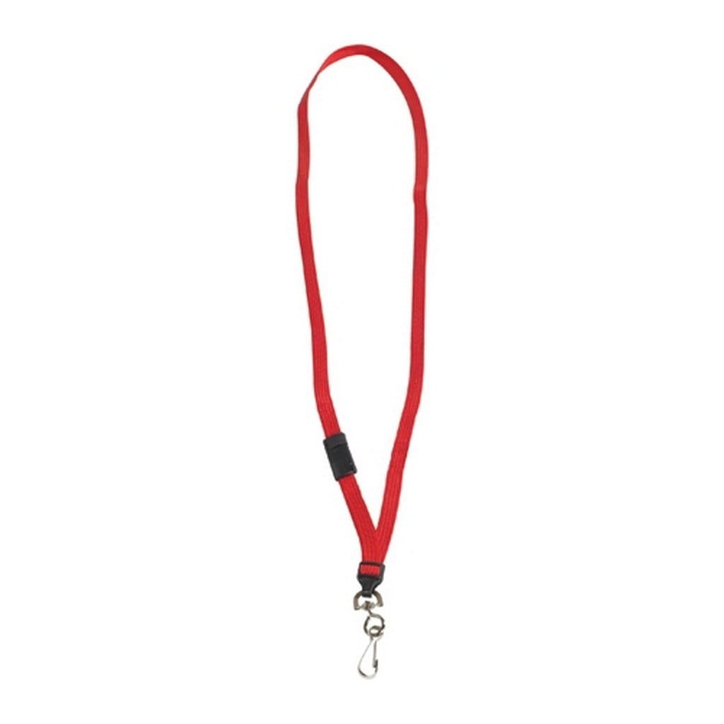 Breakaway Lanyard With Hook, Red 38" (24 Per/Case)