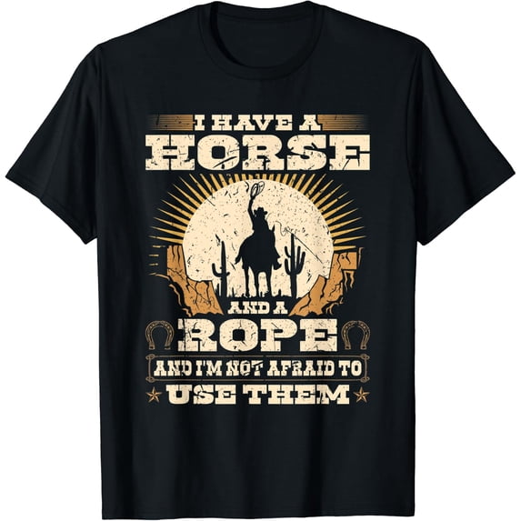Breakaway Roping Cowboy Rodeo Calf Roping T-Shirt
