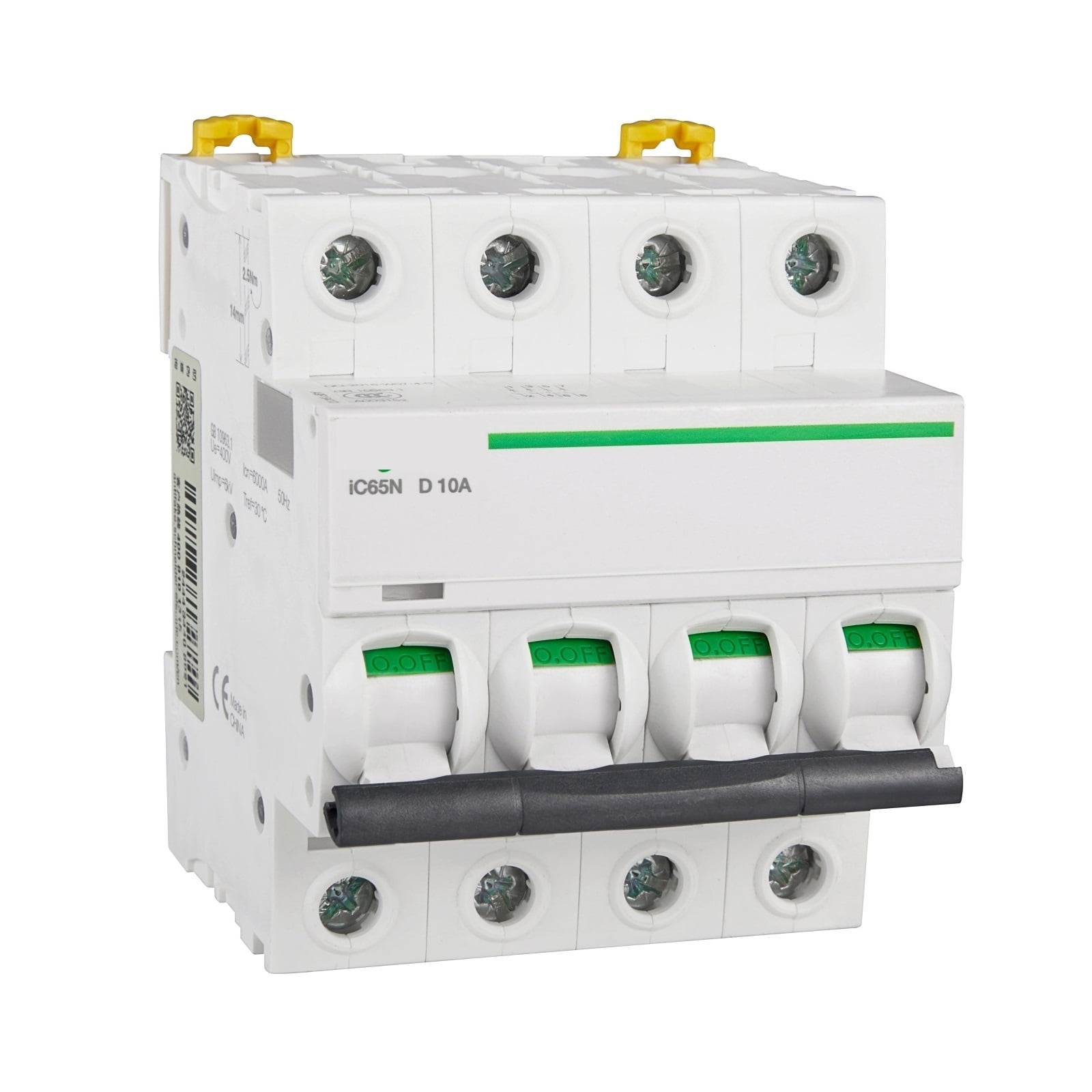 Breaker IC65N Miniature circuit break 4P 1A 2A 3A 4A 6A 10A 16A 20A 25A ...