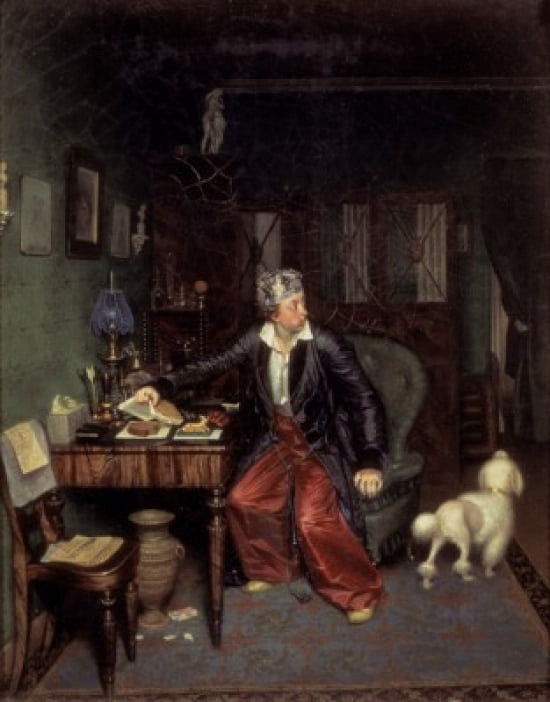 The Breakfast Of The Aristocrat 1849-50 Pavel Andreevic Fedotov (1815-1852 Russian) Oil On Canvas Tretyakov Gallery Moscow Russia Canvas Art - Pavel Andreevic Fedotov (18 x 24)