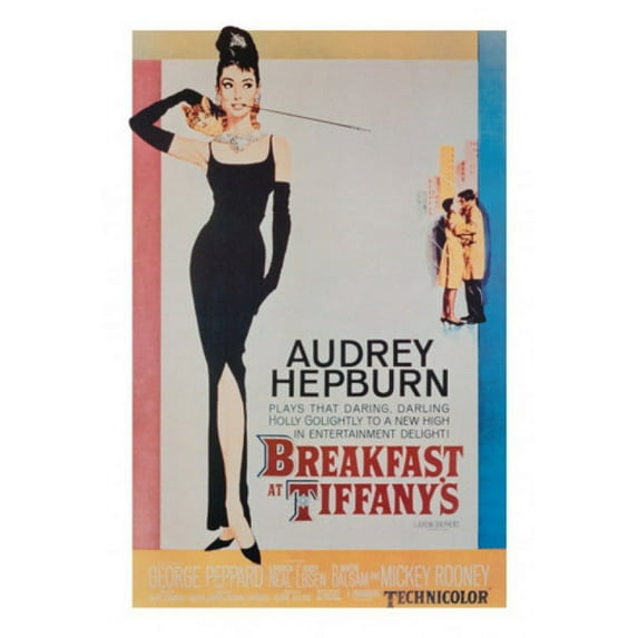 Breakfast At Tiffany's Movie Movie Poster Poster (24 x 36)
