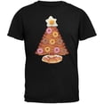 thumbnail image 1 of Breakfast Bacon And Eggs Christmas Tree Black Youth T-Shirt - Youth Medium, 1 of 1