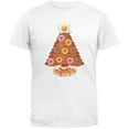 thumbnail image 1 of Breakfast Bacon And Eggs Christmas Tree White Adult T-Shirt - Large, 1 of 1