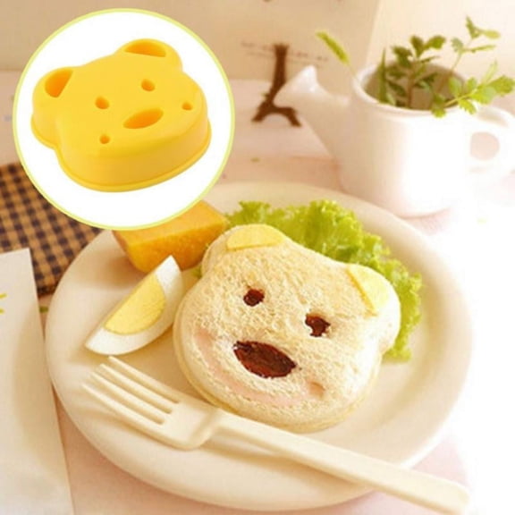 Breakfast Bear Sandwich Mold Bread Biscuit Embosser Cake Tool DIY Making Mol WA