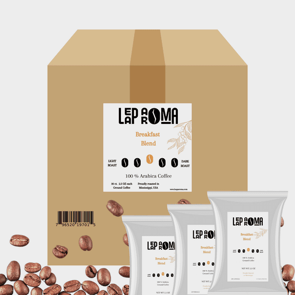 Breakfast Blend Ground Coffee - Leap Aroma
