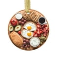 thumbnail image 1 of Breakfast Board Charcuterie Deviled Eggs Food Lovers Foodie Novelty Holiday Christmas Ornament Xmas Tree Gift (Flat Design Printed on Ceramic, NOT 3D), 1 of 3