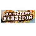 thumbnail image 1 of Breakfast Burritos 13 oz Vinyl Banner With Metal Grommets, 1 of 5