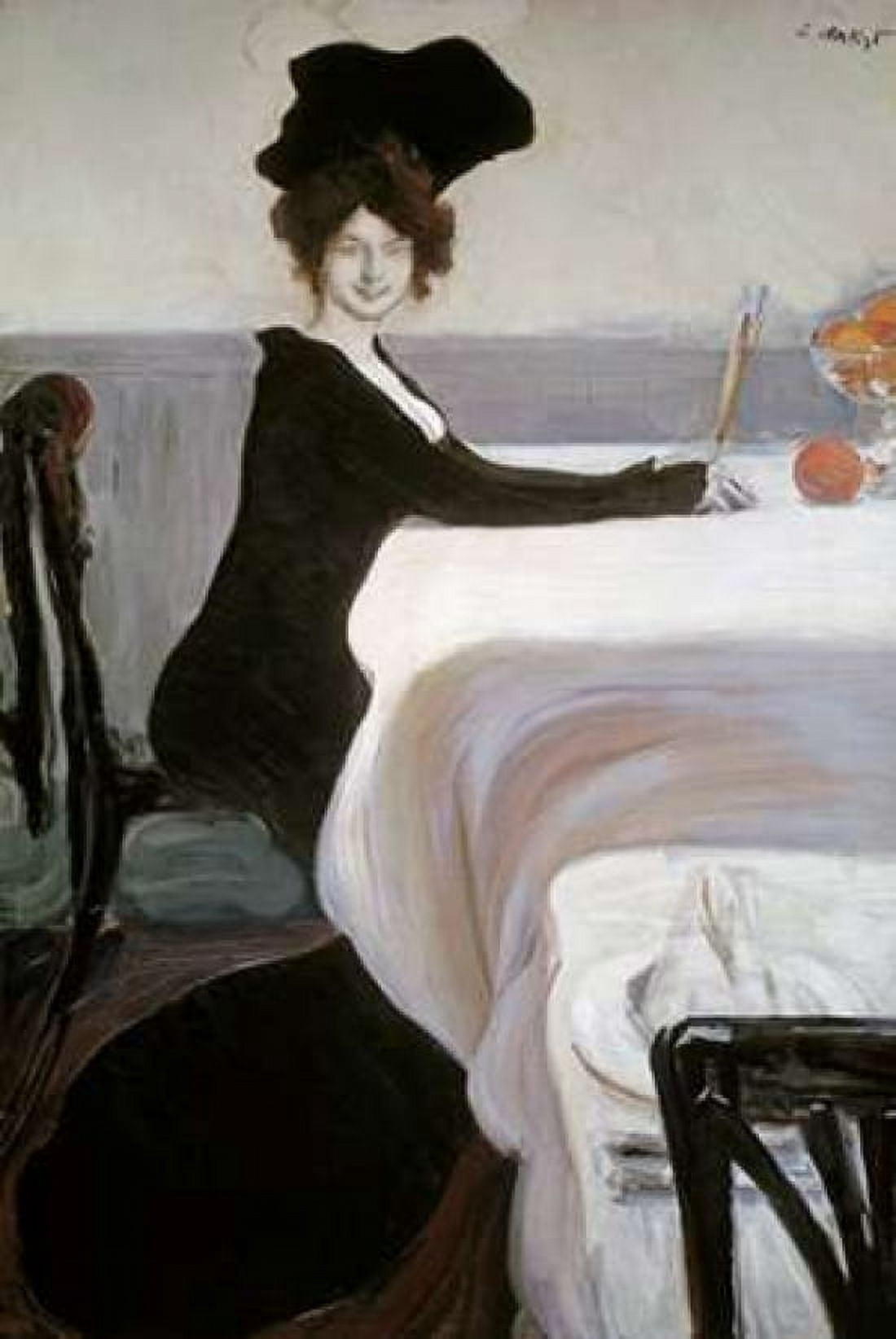 Breakfast Canvas Art - Leon Bakst (24 x 36)