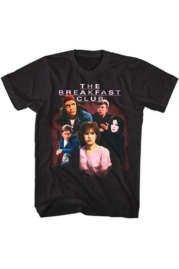 Breakfast Club All Smiles Men's T Shirt Group Photo Lockers High School