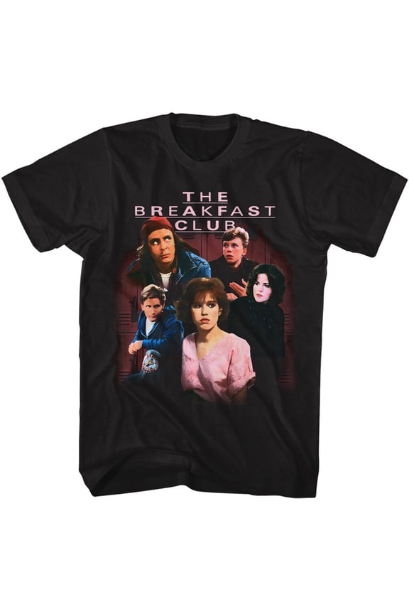 Breakfast Club All Smiles Men's T Shirt Group Photo Lockers High School