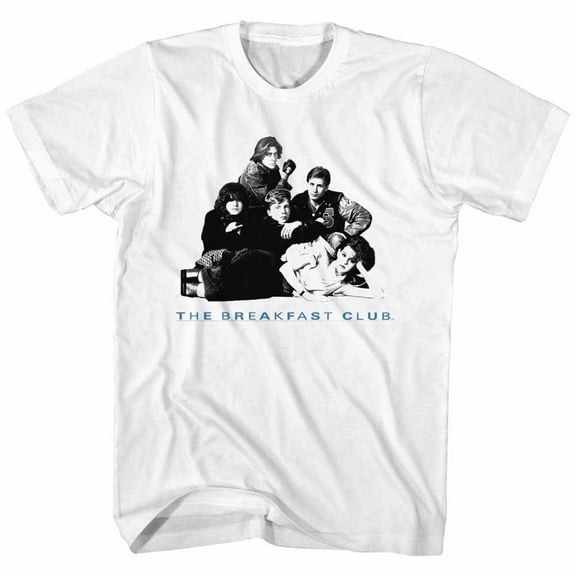 Breakfast Club Group White Adult T-Shirt 6Xl