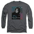 thumbnail image 1 of Breakfast Club Heart Dies Long Sleeve Adult 18/1 T-Shirt Charcoal  Charcoal, 1 of 1