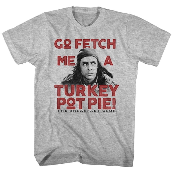 Breakfast Club Pot Pie Gray Heather Adult T-Shirt 6Xl