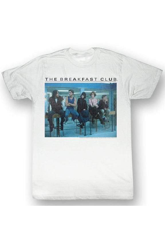 Breakfast Club Detention Library Men's T Shirt (White, AdultXL)