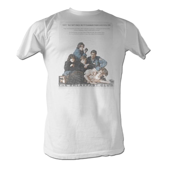 Breakfast Club Poster White Adult T-Shirt