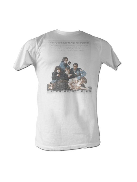 Breakfast Club Poster White Adult T-Shirt