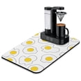 thumbnail image 1 of Breakfast Dish Drying Mat, Fried Egg Cute Yellow Eggshell Foodie Retro Absorbent Kitchen Mat, 1 of 7