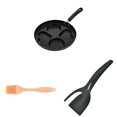 Breakfast Frying For Eggs Cooking Pancake Pan The Baking Steel Mini