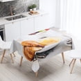 thumbnail image 1 of Breakfast Gourmet Printed Tablecloth Stain Resistant Waterproof Rectangular Kitchen Table Decoration Home Decor, 1 of 5