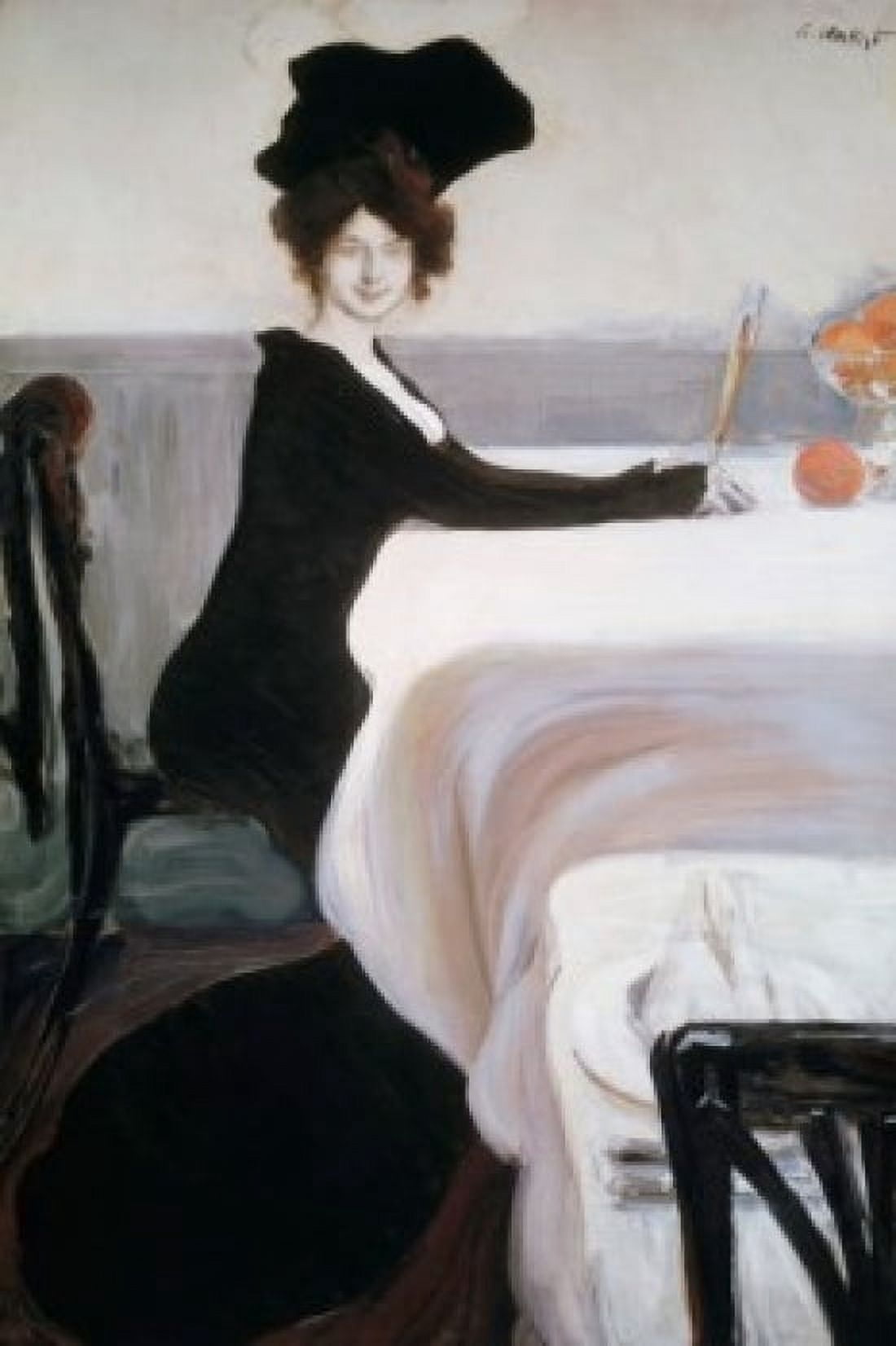 Breakfast Oil on canvas Leon Bakst (1866-1924Russian) Pushkin Museum of Fine Arts Moscow Canvas Art - Leon Bakst (24 x 36)