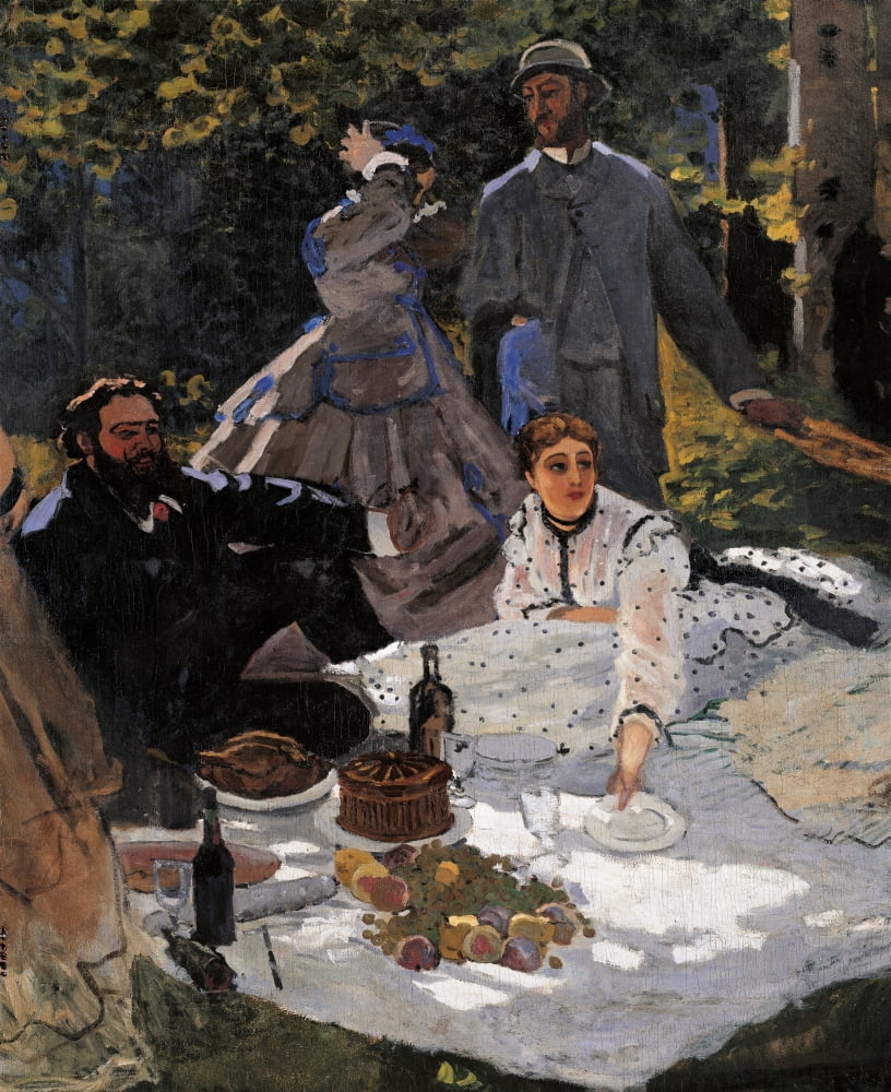 Breakfast On The Grass (Le D?™¬©jeuner Sur LHerbe) Canvas Art - (24 x 36)