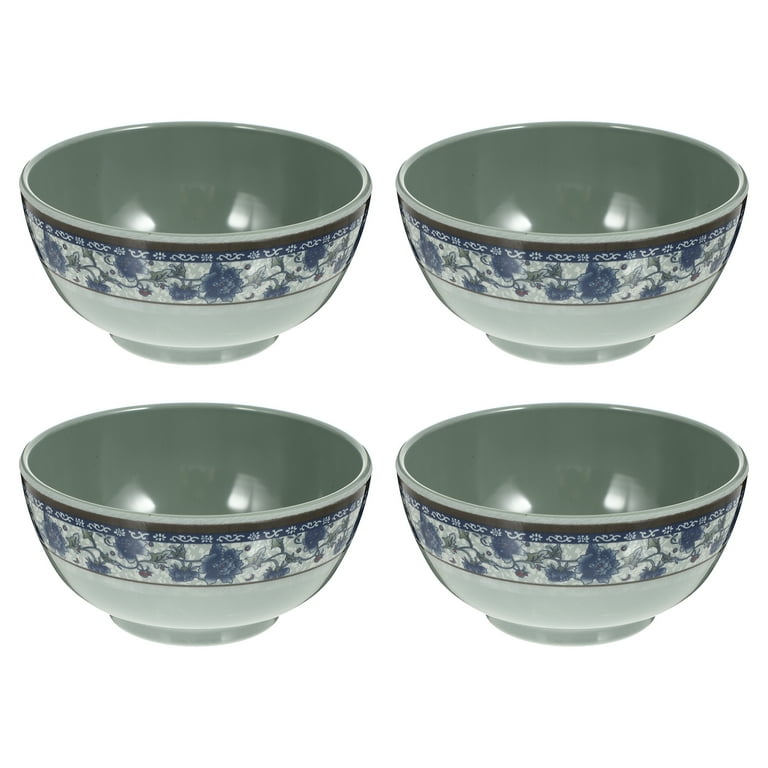 Breakfast Ramen Ceramic Dishes Imitation Rice Bowl Melamine Serving Chinese Food Containers Bowls Soup Noodle 4 Pcs