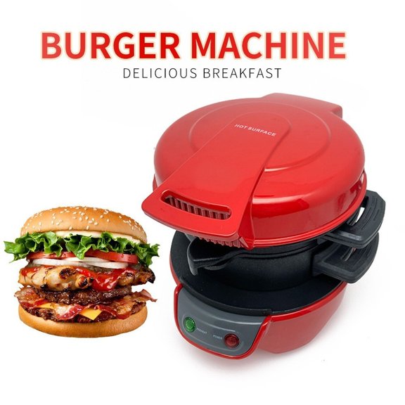 Breakfast Sandwich Maker with Egg Fryer & Toaster for Home
