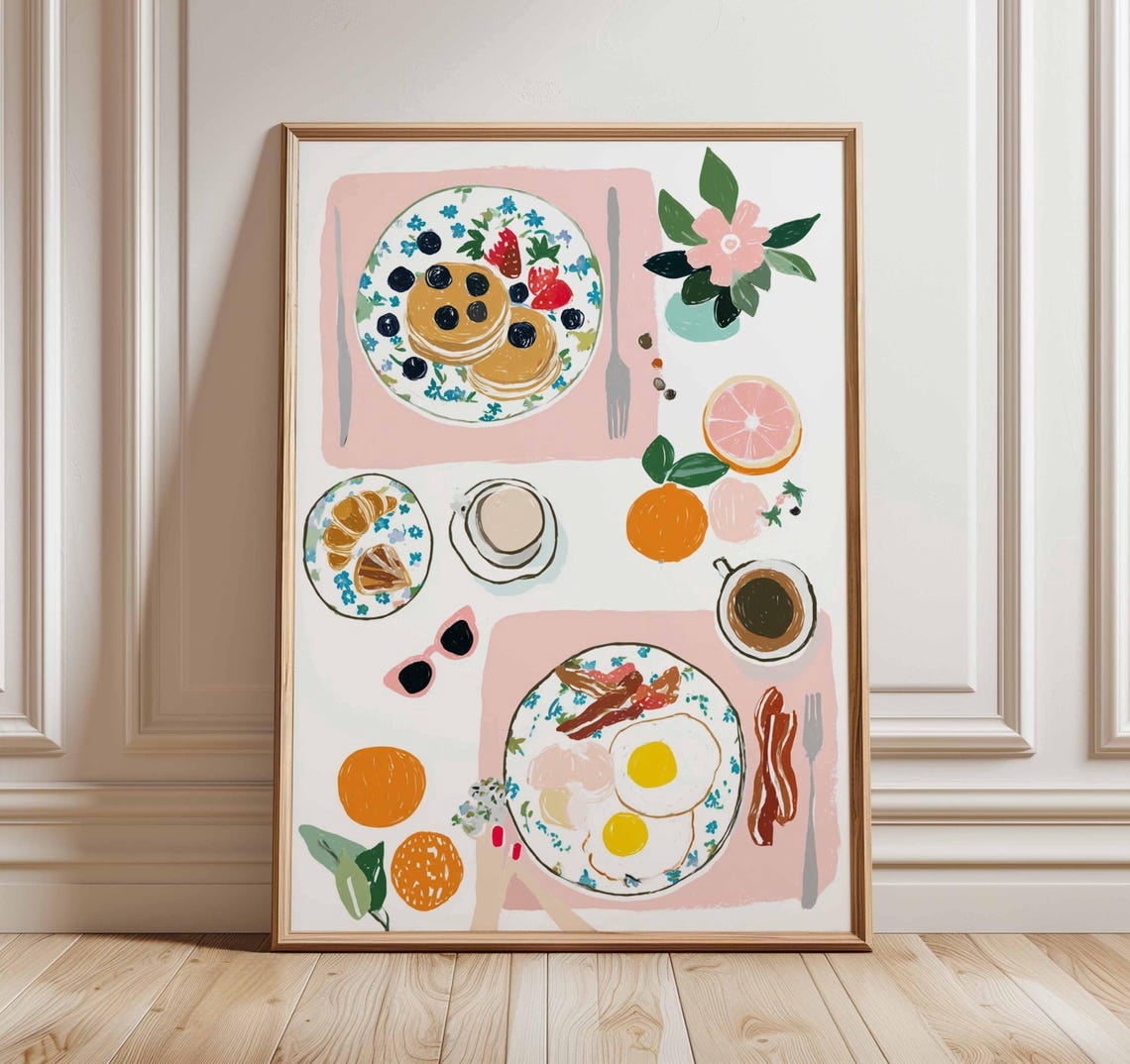 Breakfast Table Poster - Walmart.com