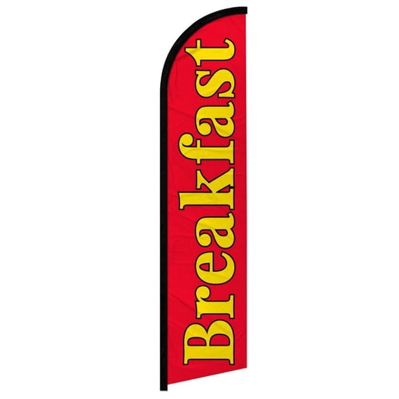 Breakfast Windless Banner Flag