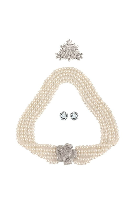 Breakfast at Tiffany's Audrey Hepburn Styled 3 piece Flapper Jewelry Accessories Set for Women