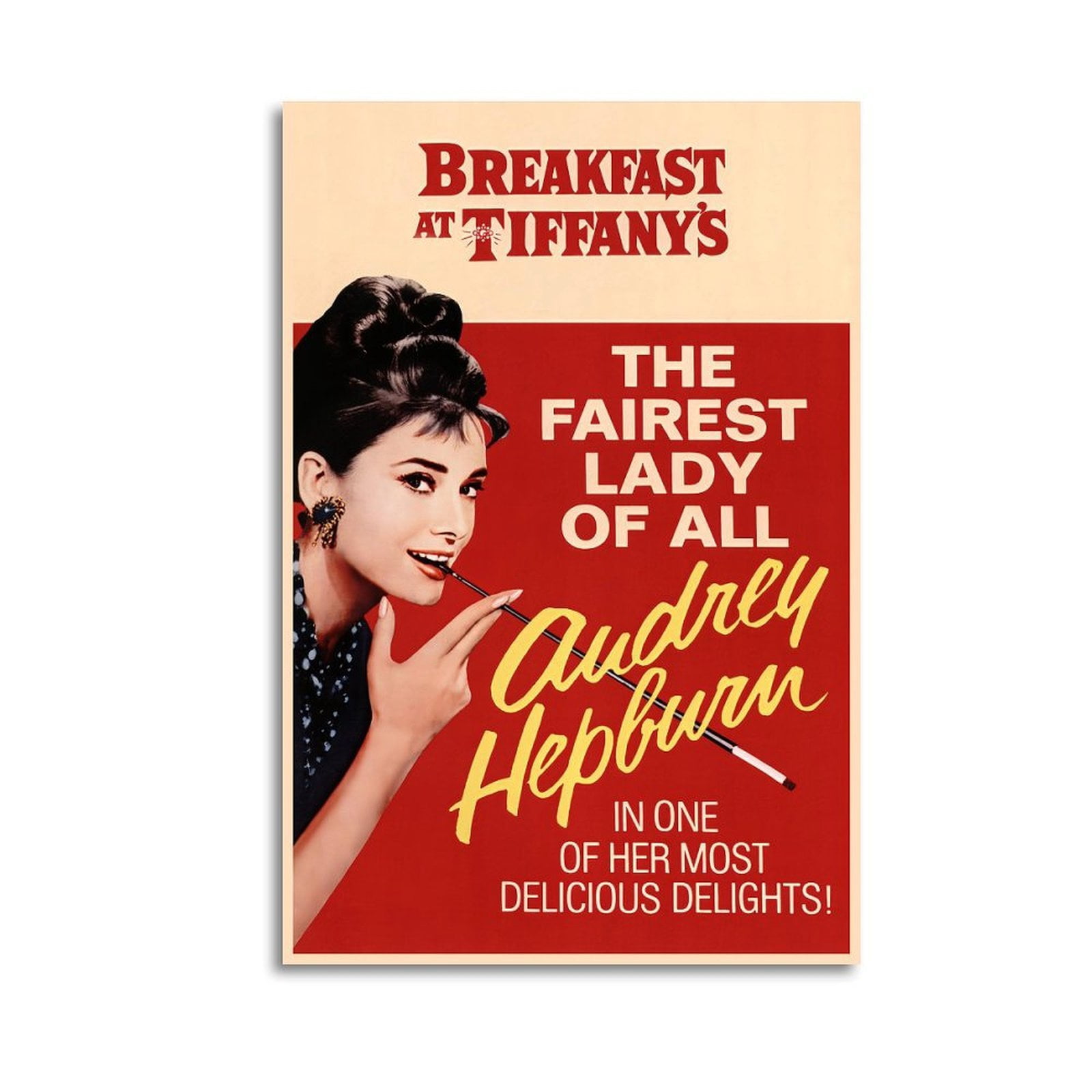 Breakfast at Tiffany's Poster Movie Canvas for Bedroom Posters for Room — free download