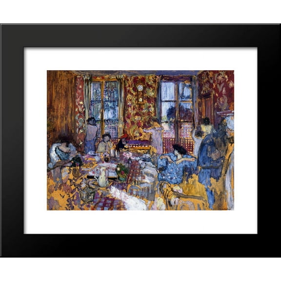Breakfast at Villerville 20x24 Framed Art Print by Edouard Vuillard