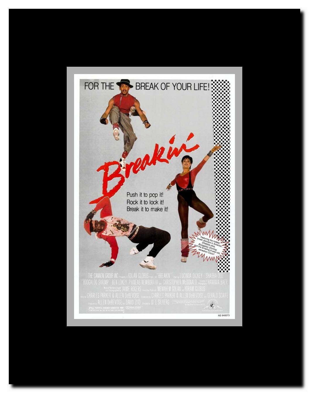 Breakin' Framed Movie Poster