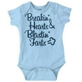 thumbnail image 1 of Breakin Hearts Blastin Funny Silly Romper Boys or Girls Infant Baby Brisco Brands 12M, 1 of 6