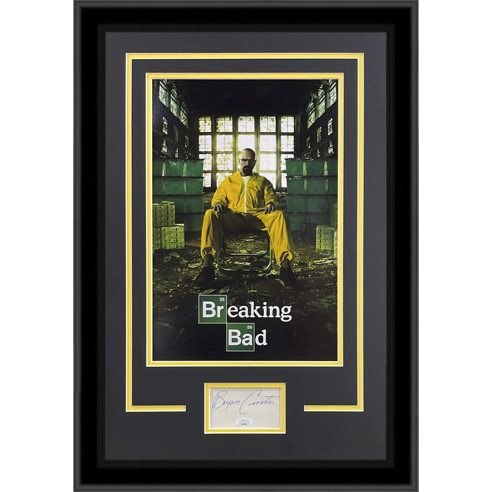 Breaking Bad 11x17 TV Poster Deluxe Framed with Bryan Cranston ...