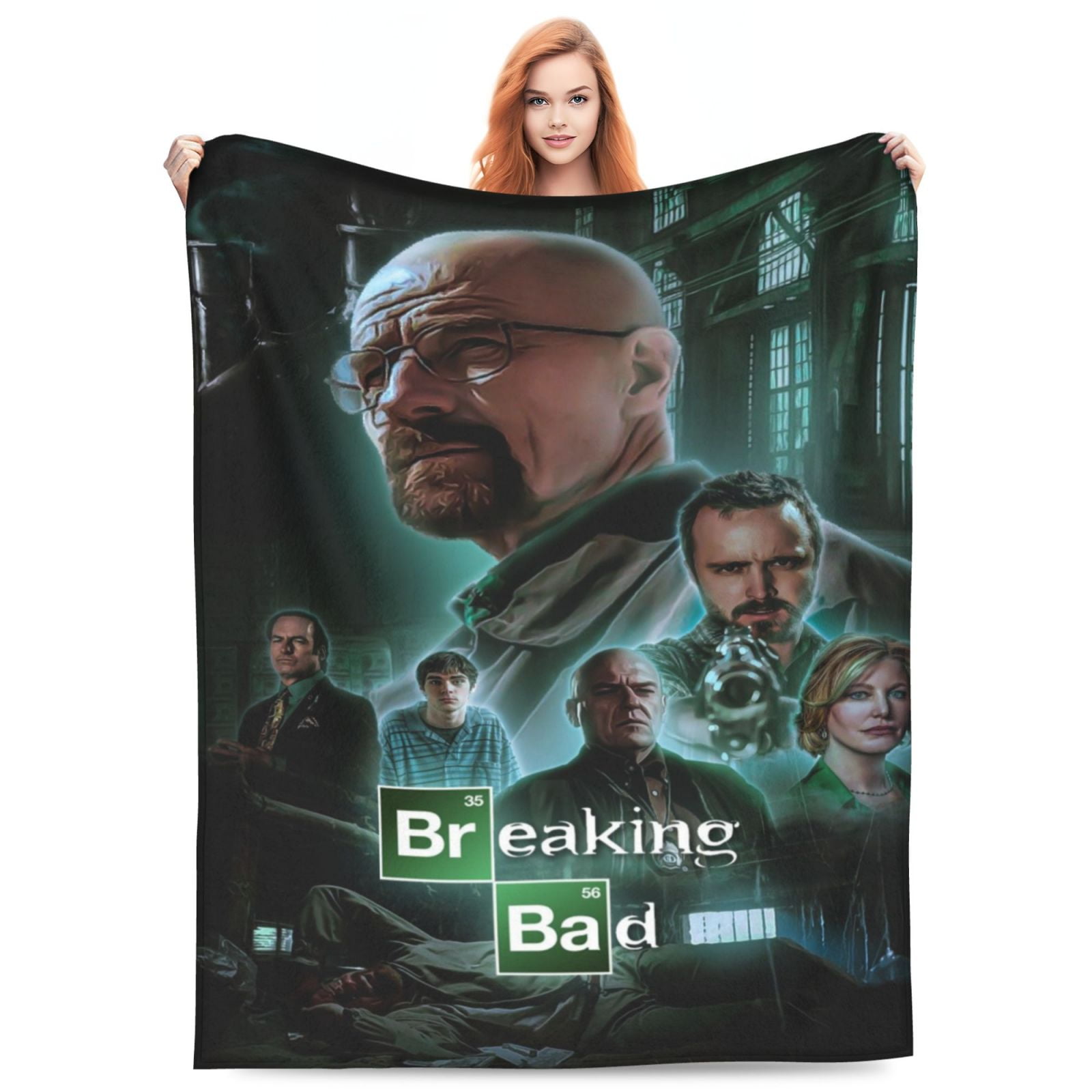 Breaking Bad Blanket Soft Cozy Fleece Throw Blanket Plush Lightweight