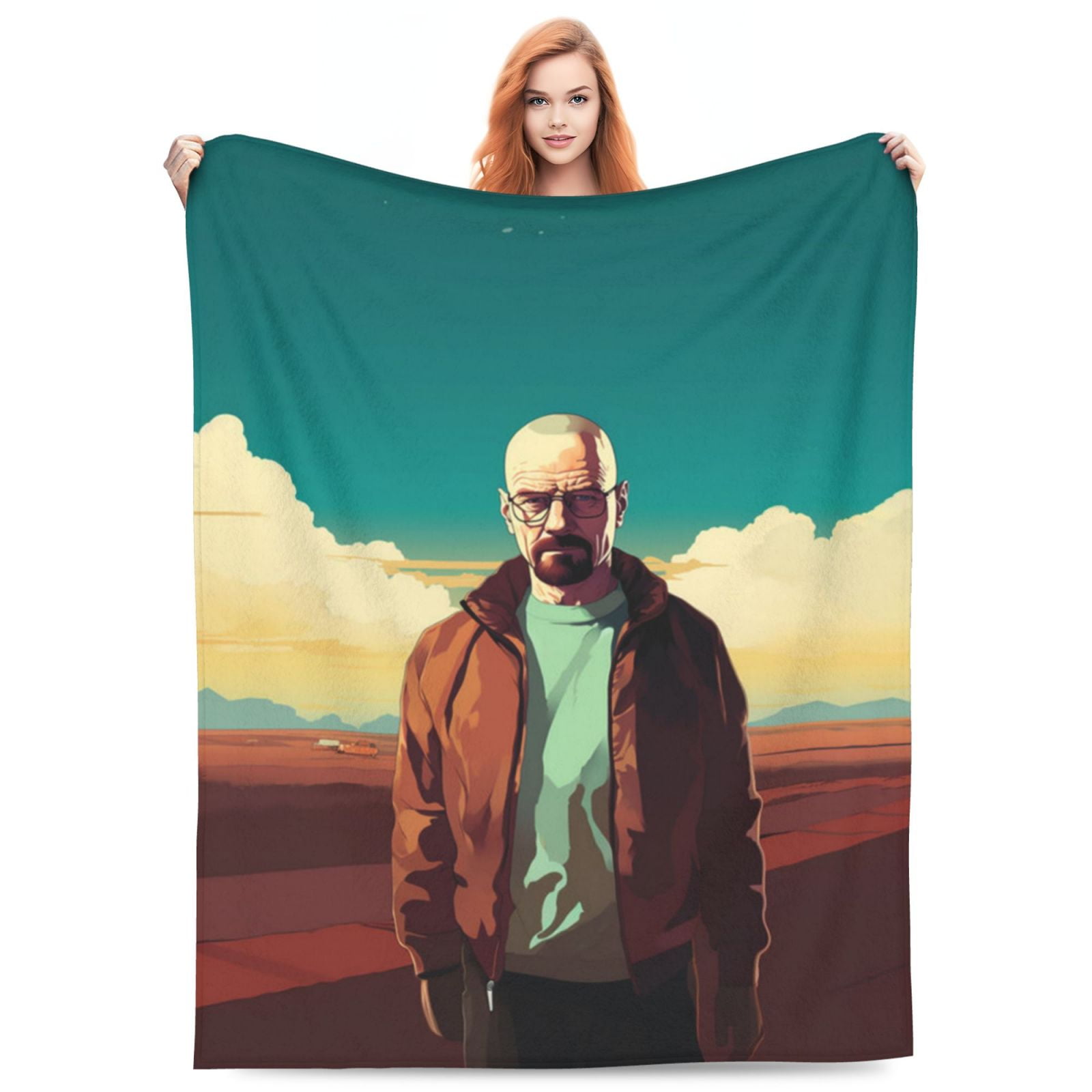 Breaking Bad Blanket Soft Cozy Fleece Throw Blanket Plush Lightweight