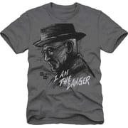 Breaking Bad Breaking Bad I Am The Danger Charcoal Adult T-Shirt