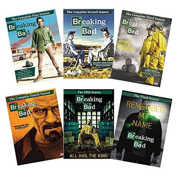 Breaking Bad: The Complete Series DVD Collection - Seasons 1, 2, 3, 4, 5 & 6 (The Complete First, Second, Third, Fourth, Fifth and Sixth Season) 6-Pack Bundle