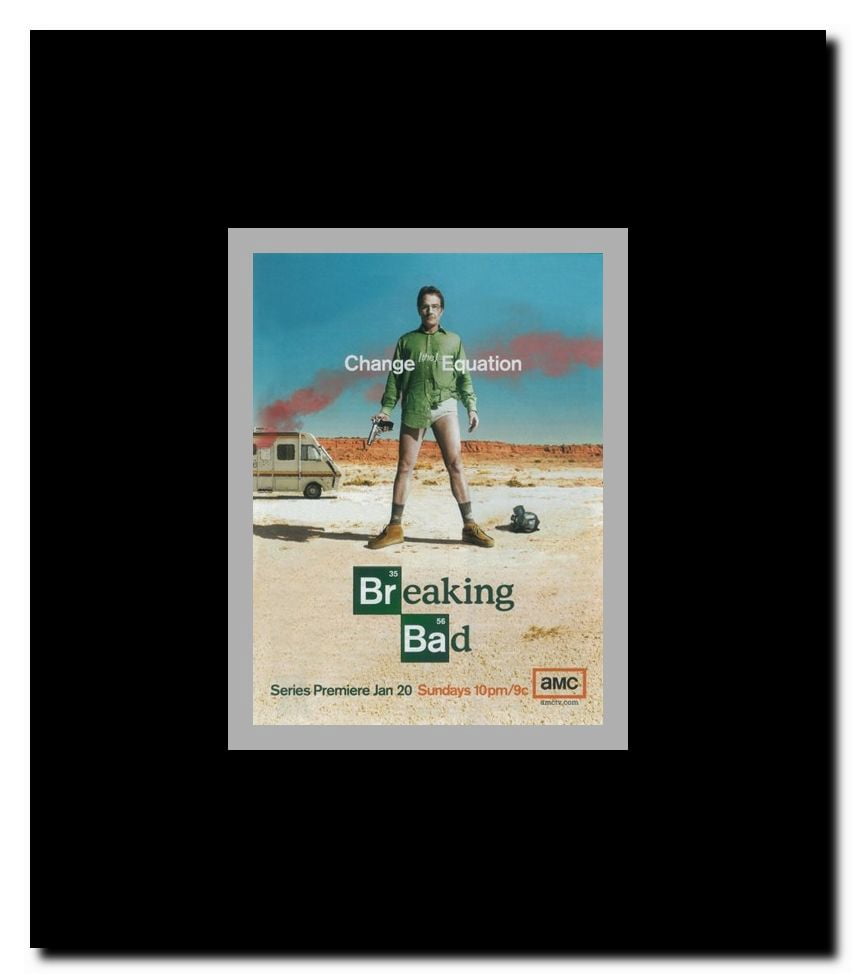 Breaking Bad Framed Movie Poster